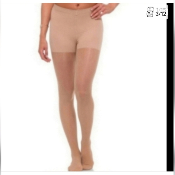 JOMI/  U.S.A. Accessories - Womens- Jomi light compression pantyhose 15-20mmHg,NEW pair..Natural..sz XL